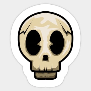 Cartoon Skull Sticker